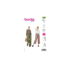 Patron pantalon ample Femme - Burda n°6148