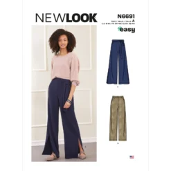 Patron Pantalon Fluide à poches Femme - New Look 6691