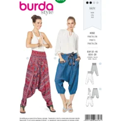 Patron Pantalon Sarouel Femme Burda N°6316