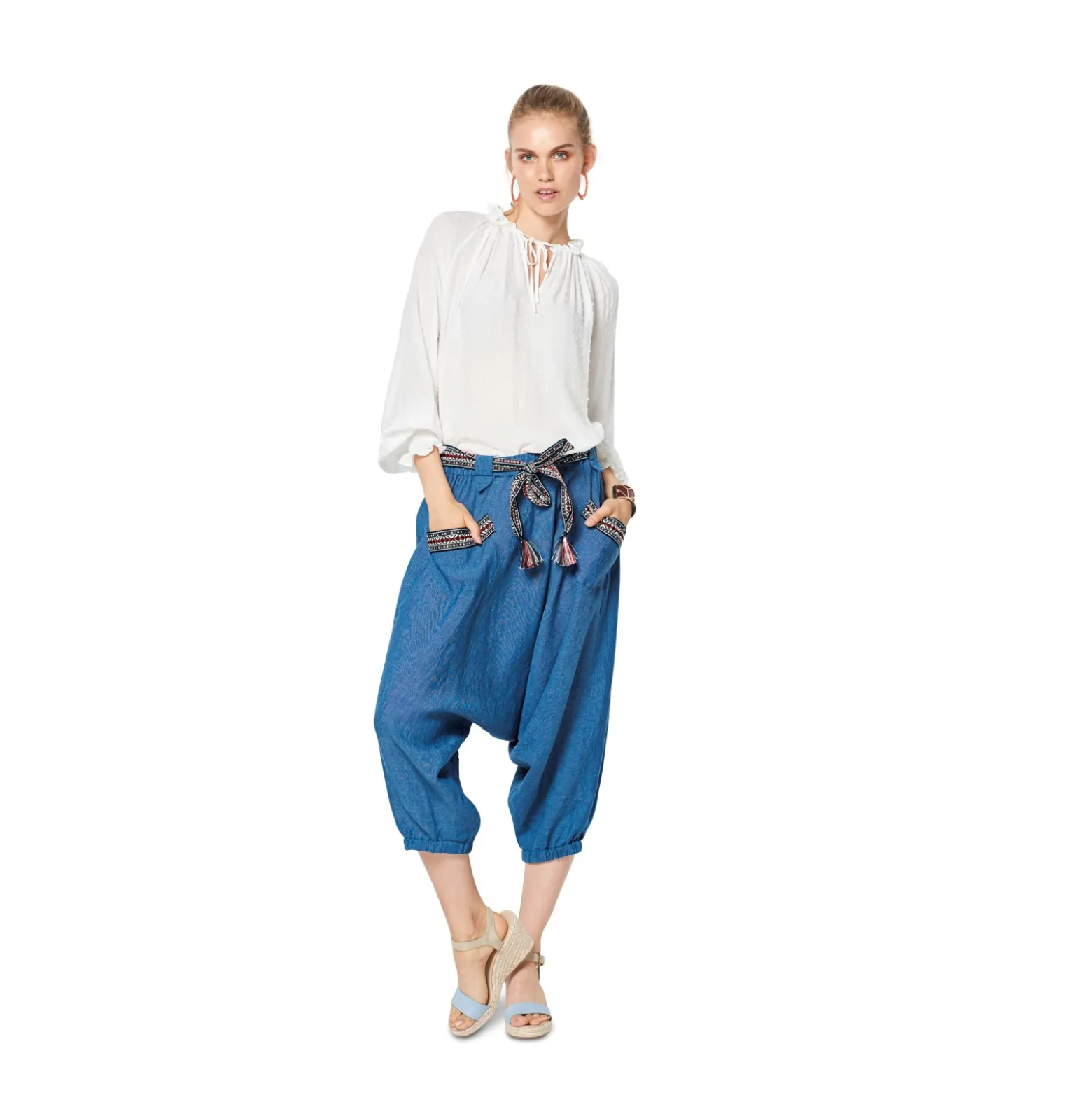 Patron Pantalon Sarouel Femme Burda N°6316