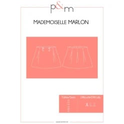Patron P&M Patterns Jupe Mlle Marlon - Du 30 au 40