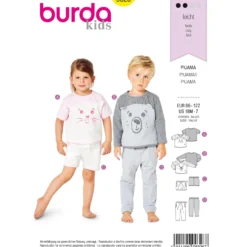 Patron Pyjamas Enfant Burda N°9326