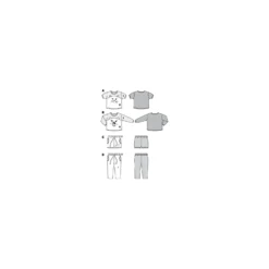Patron Pyjamas Enfant Burda N°9326