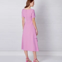 Patron Robe asymétrique Femme - New Look 6655