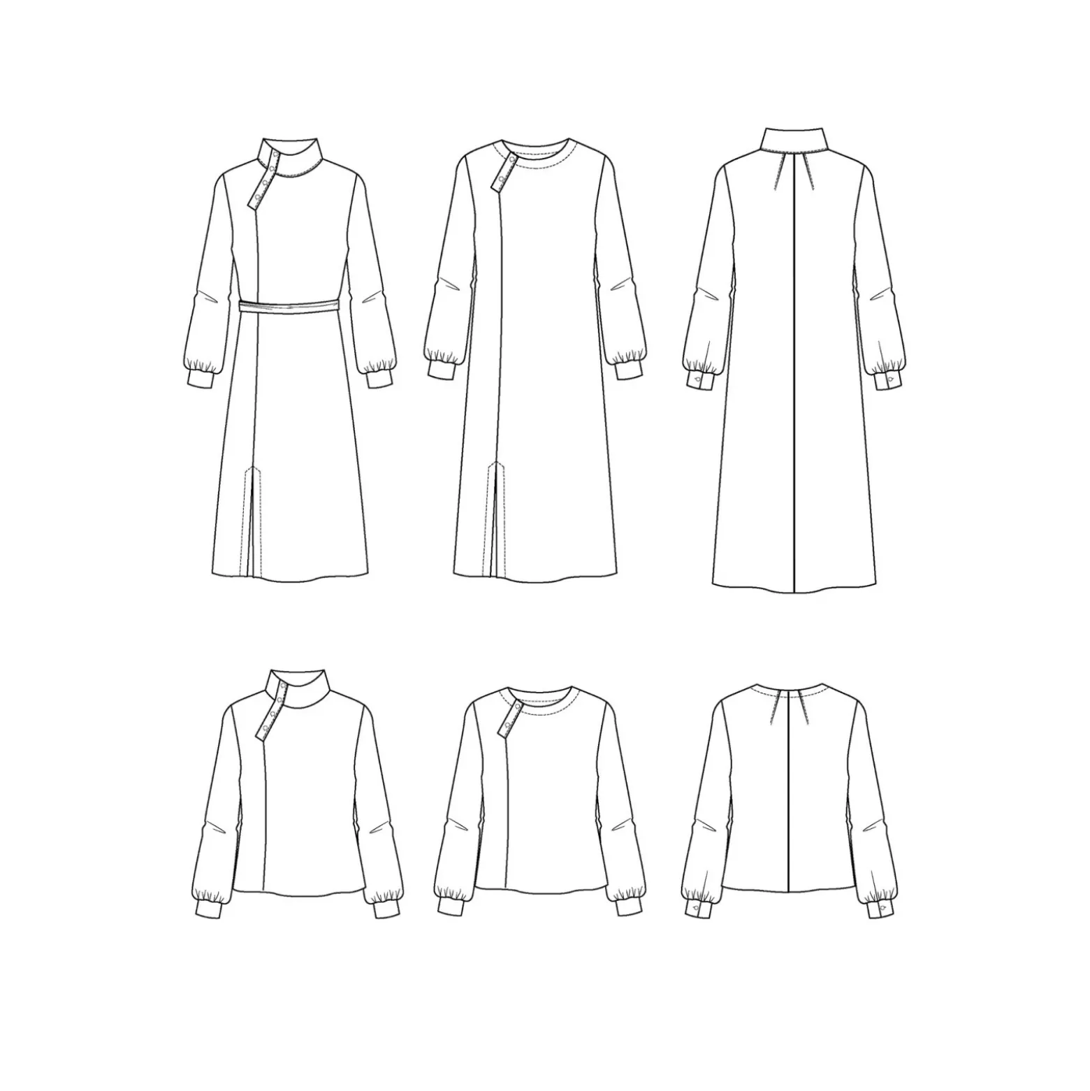 Patron robe/blouse Maison Fauve - Soliflore