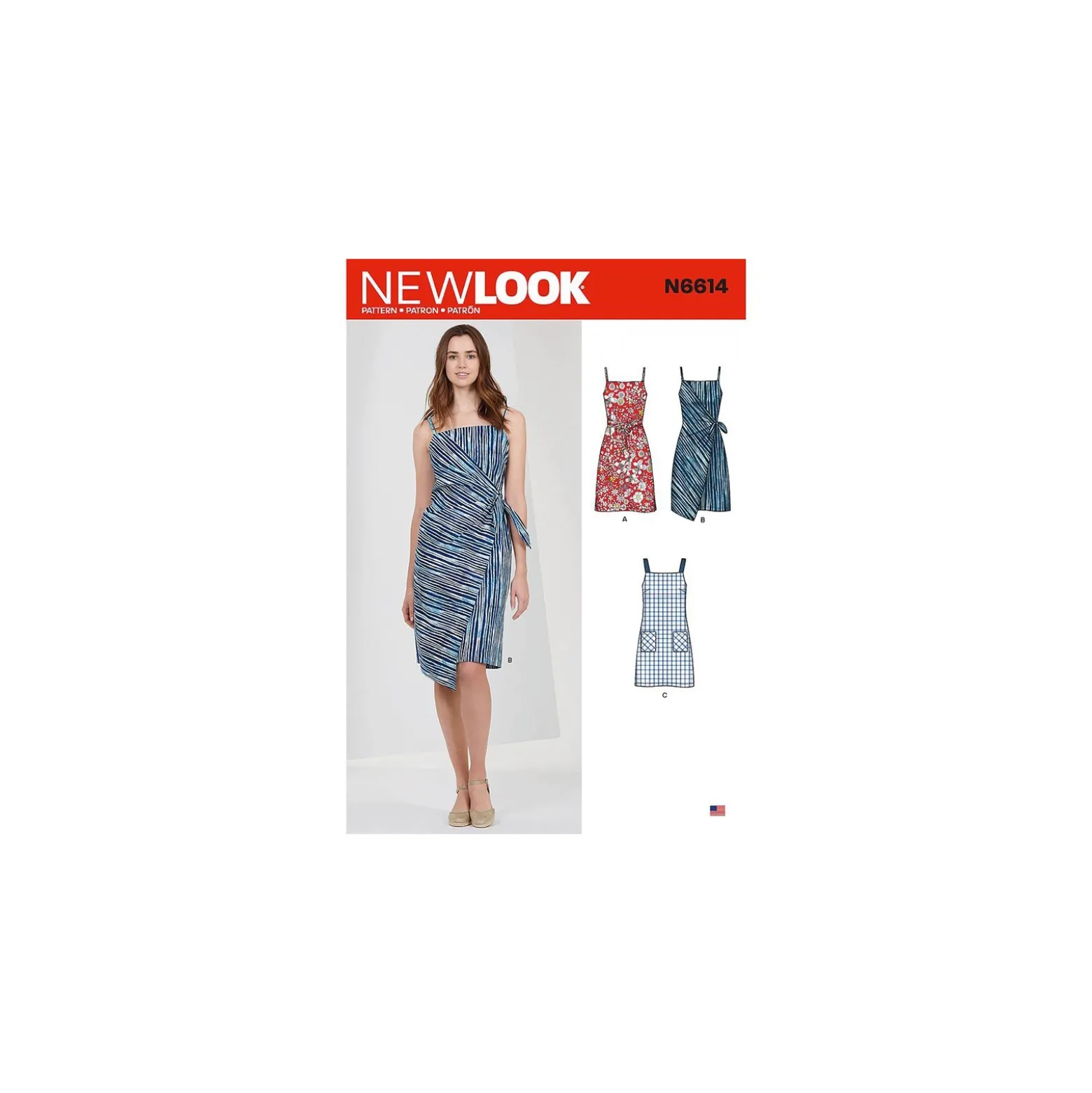 Patron Robe à bretelles Femme - New Look 6614