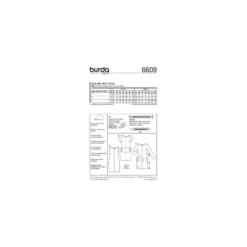 Patron Robe Burda n°6609