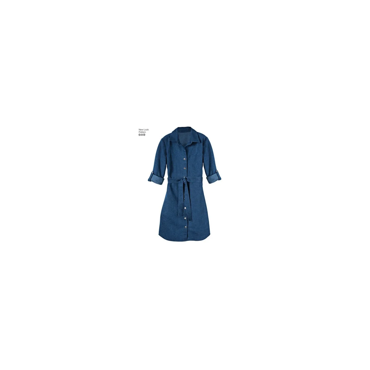 Patron Robe chemise Femme - New Look 6449