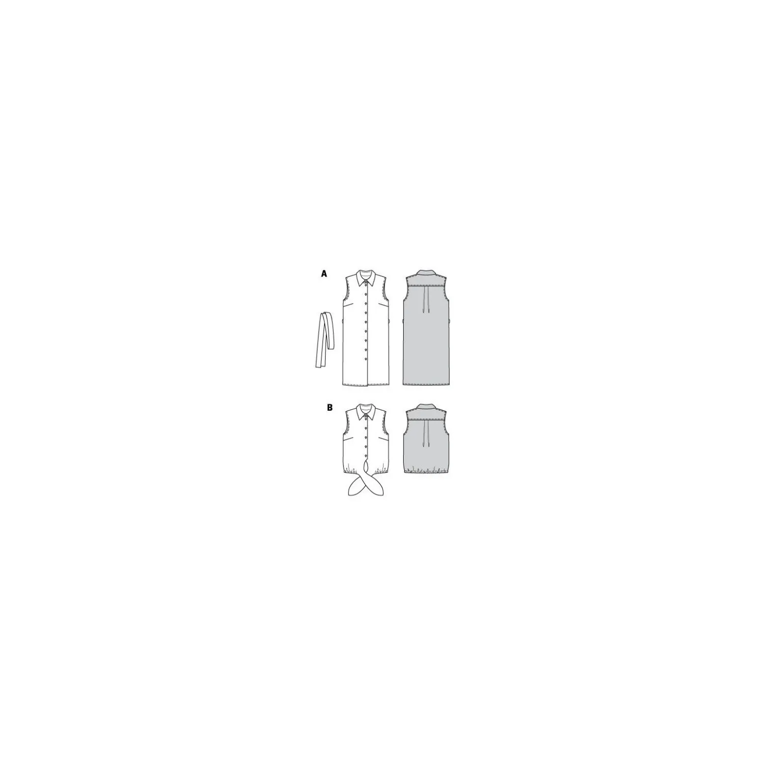 Patron robe/chemisier femme - Burda n°6003