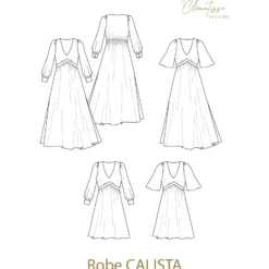 Patron Robe Clématisse Pattern - Calista