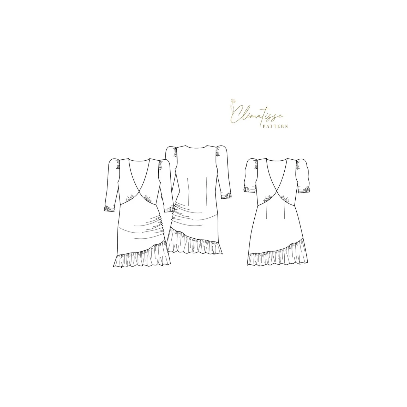 Patron Robe Clématisse Pattern - Laurine