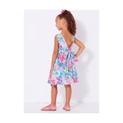 Patron Robe col V dos Enfant - New Look 6726