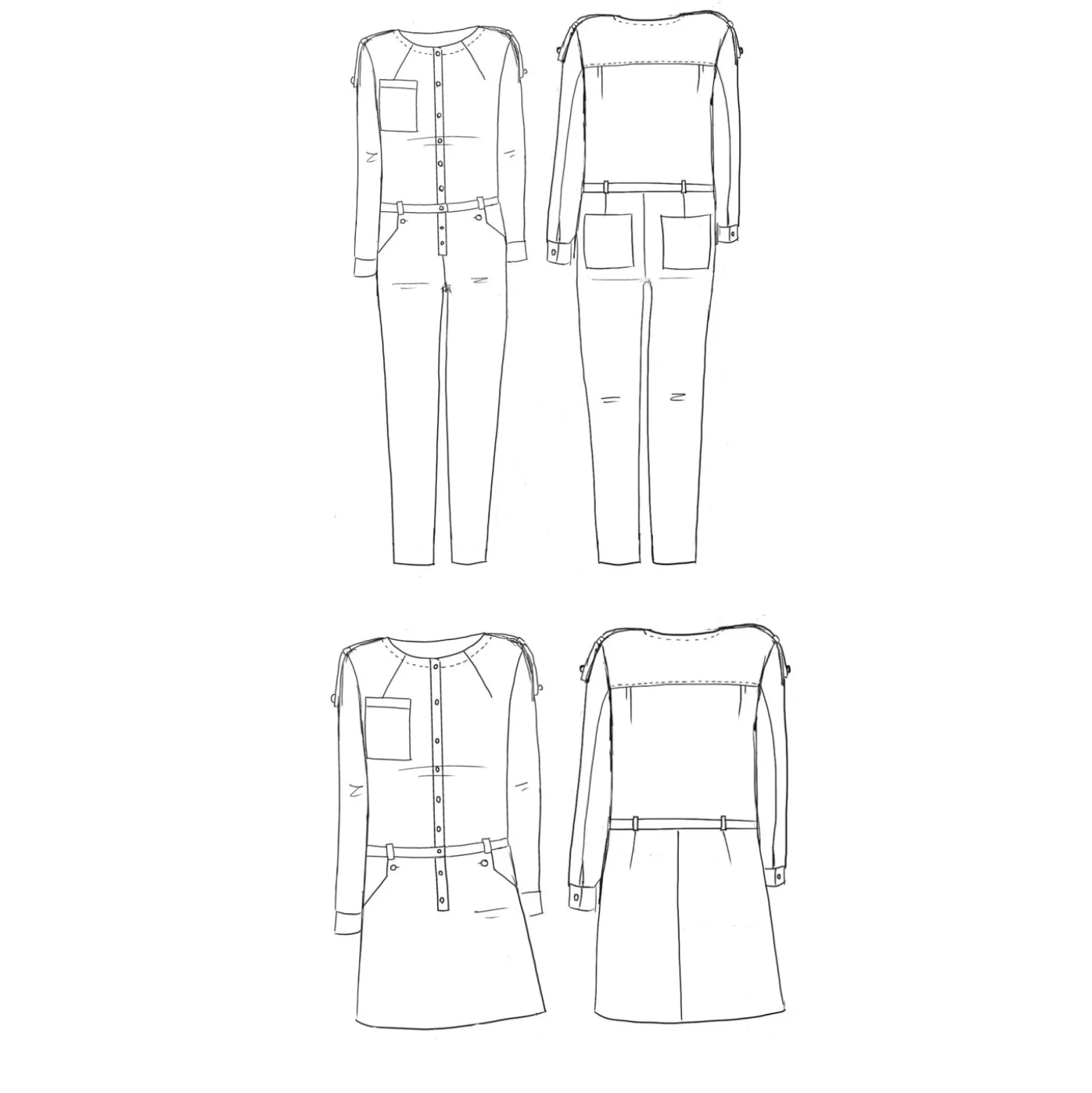 Patron robe/combi Maison Fauve - Vipère