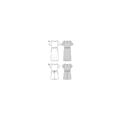 Patron robe/combinaison femme - Burda n°6004
