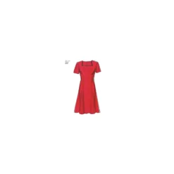 Patron Robe courte évasée Femme - New Look 6567