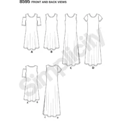 Patron Robe décontractée Femme - Simplicity n°8595
