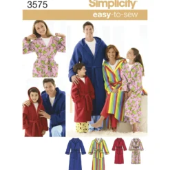Patron Robe de chambre Famille - Simplicity n°3575