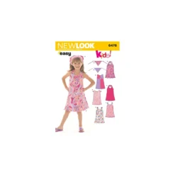 Patron Robe Dos Nu Enfant - New Look 6478