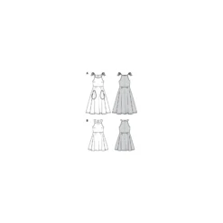 Patron Robe Dos Nu Femme Burda N°6311