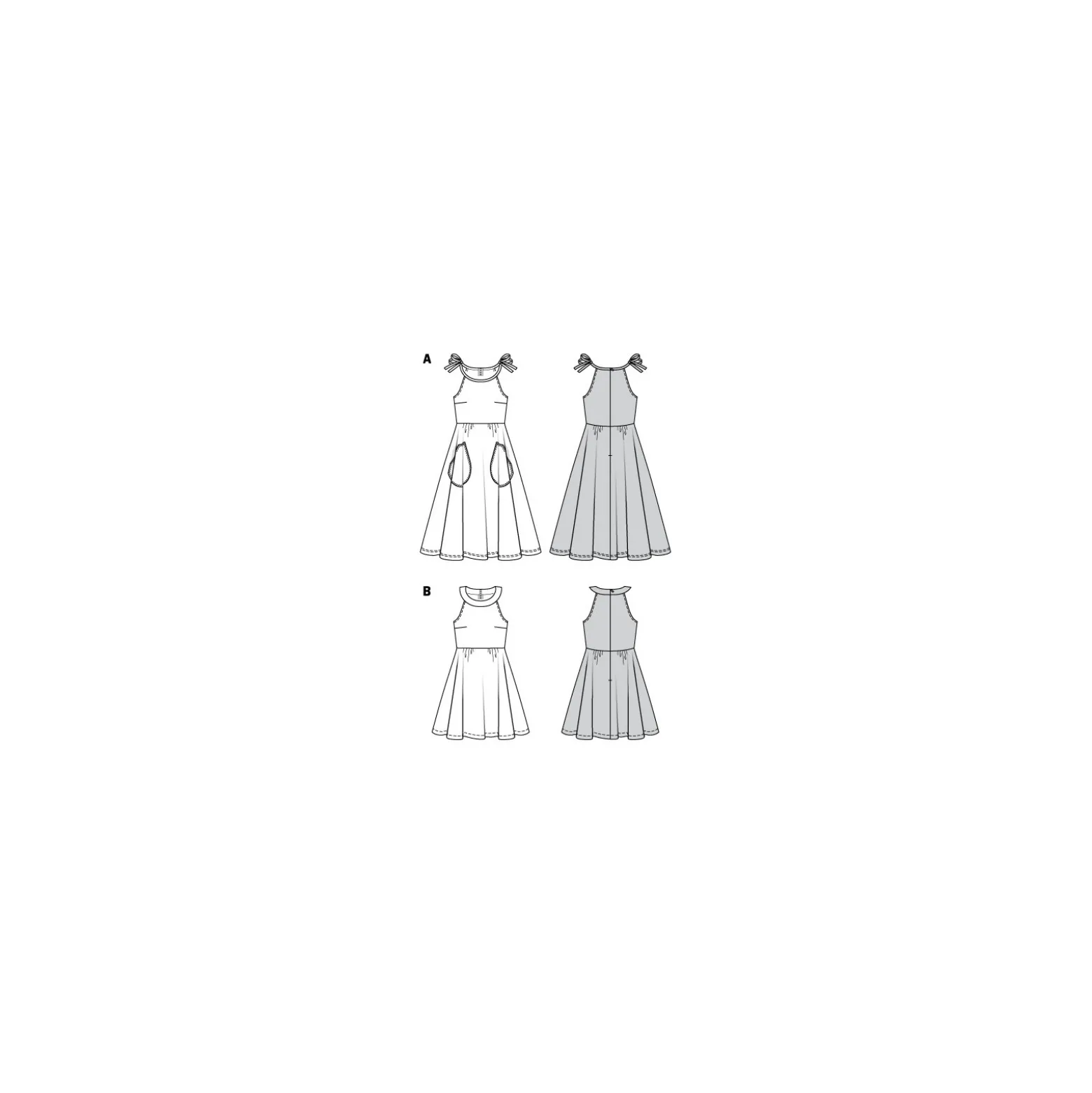 Patron Robe Dos Nu Femme Burda N°6311
