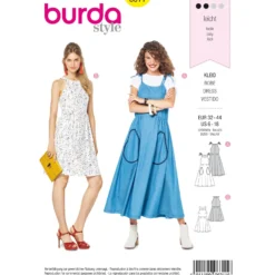 Patron Robe Dos Nu Femme Burda N°6311