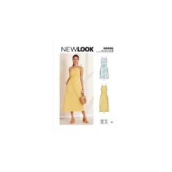 Patron Robe Dos Nu Femme - New Look 6666