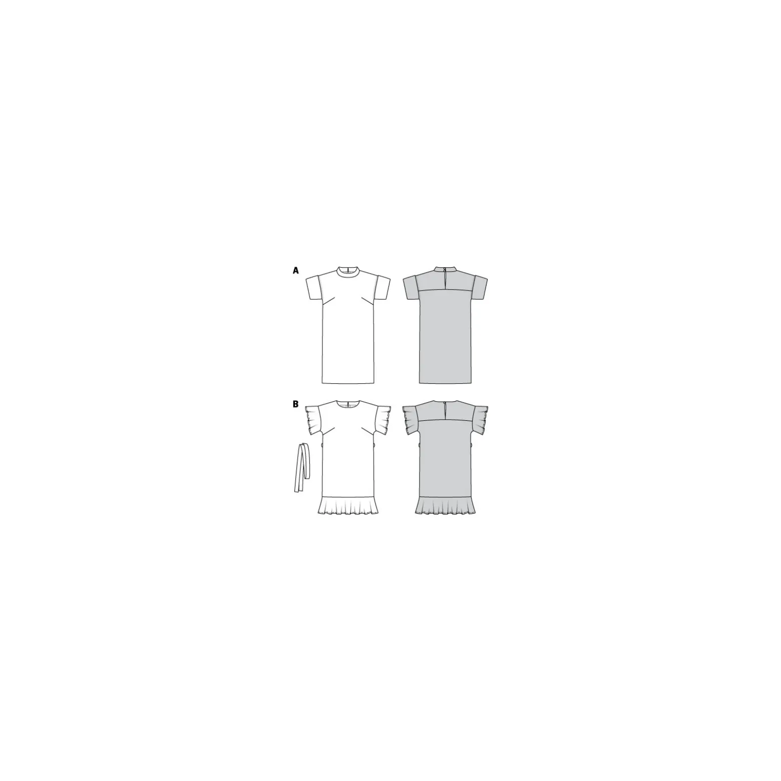 Patron robe droite Femme - Burda n°6131
