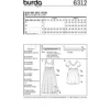 Patron Robe Empire Femme Burda N°6312