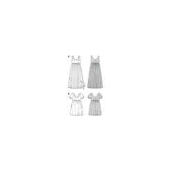 Patron Robe Empire Femme Burda N°6312