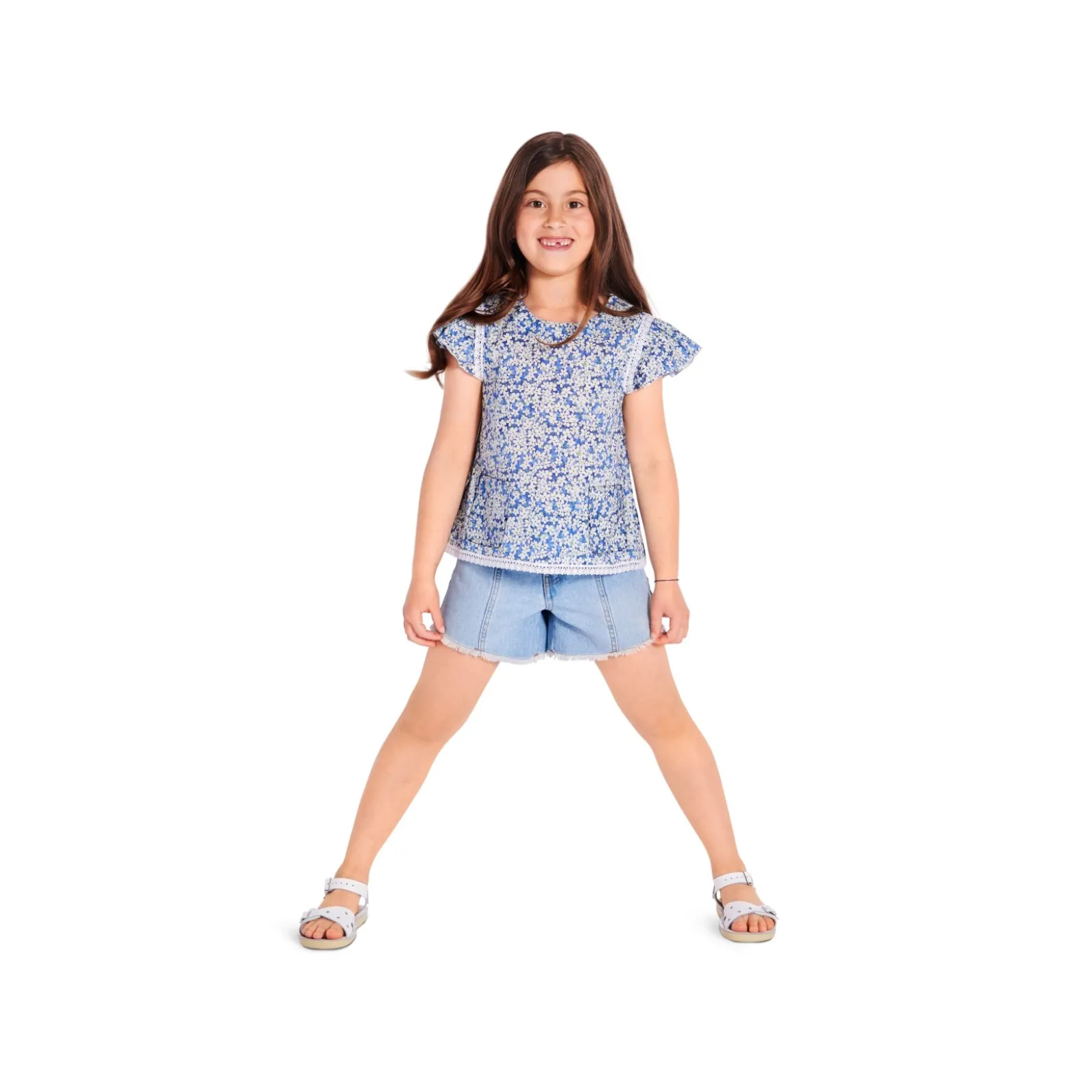Patron robe et blouse fille - Burda n°9264