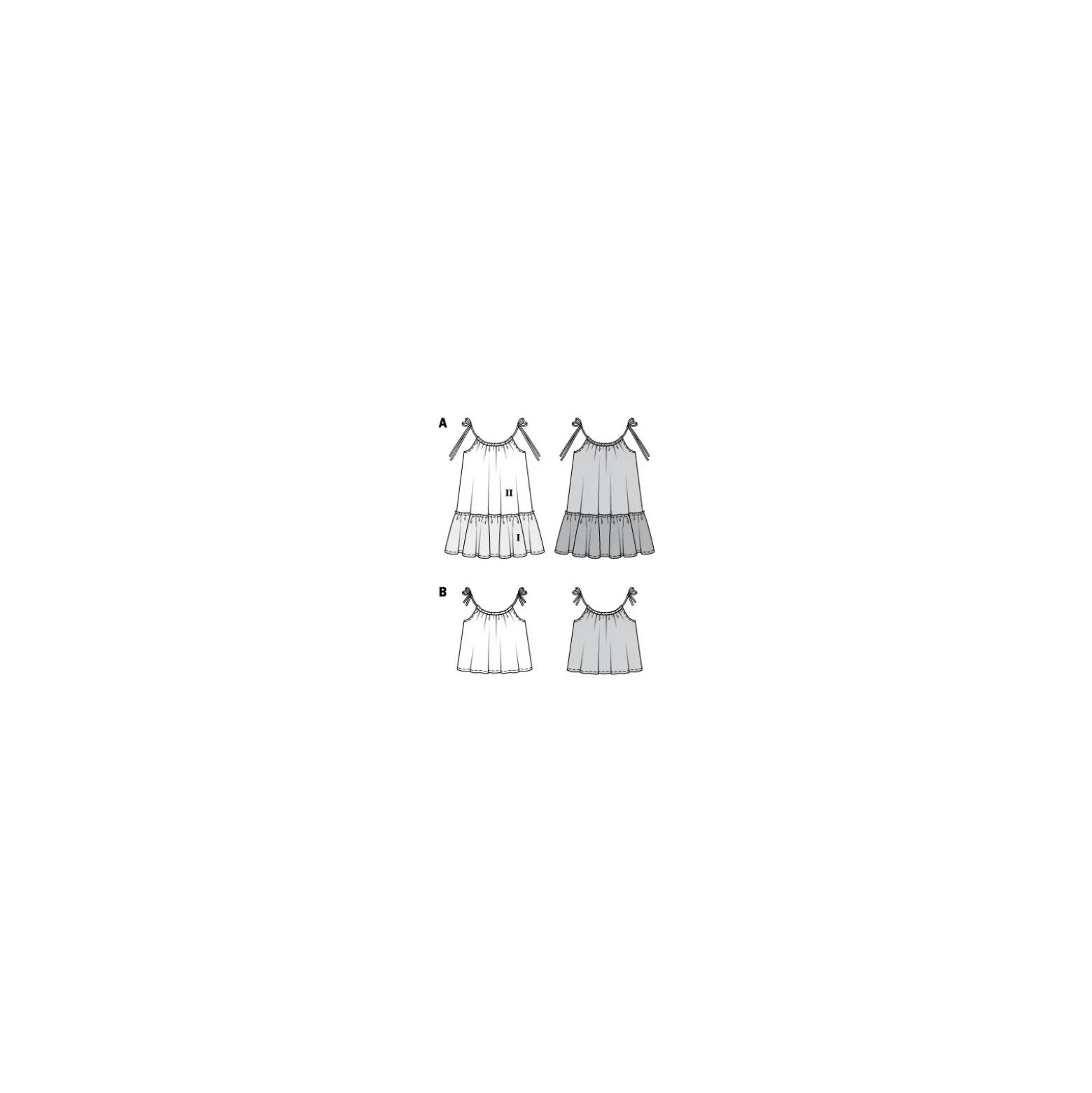 Patron robe et débardeur enfant - Burda n°9280