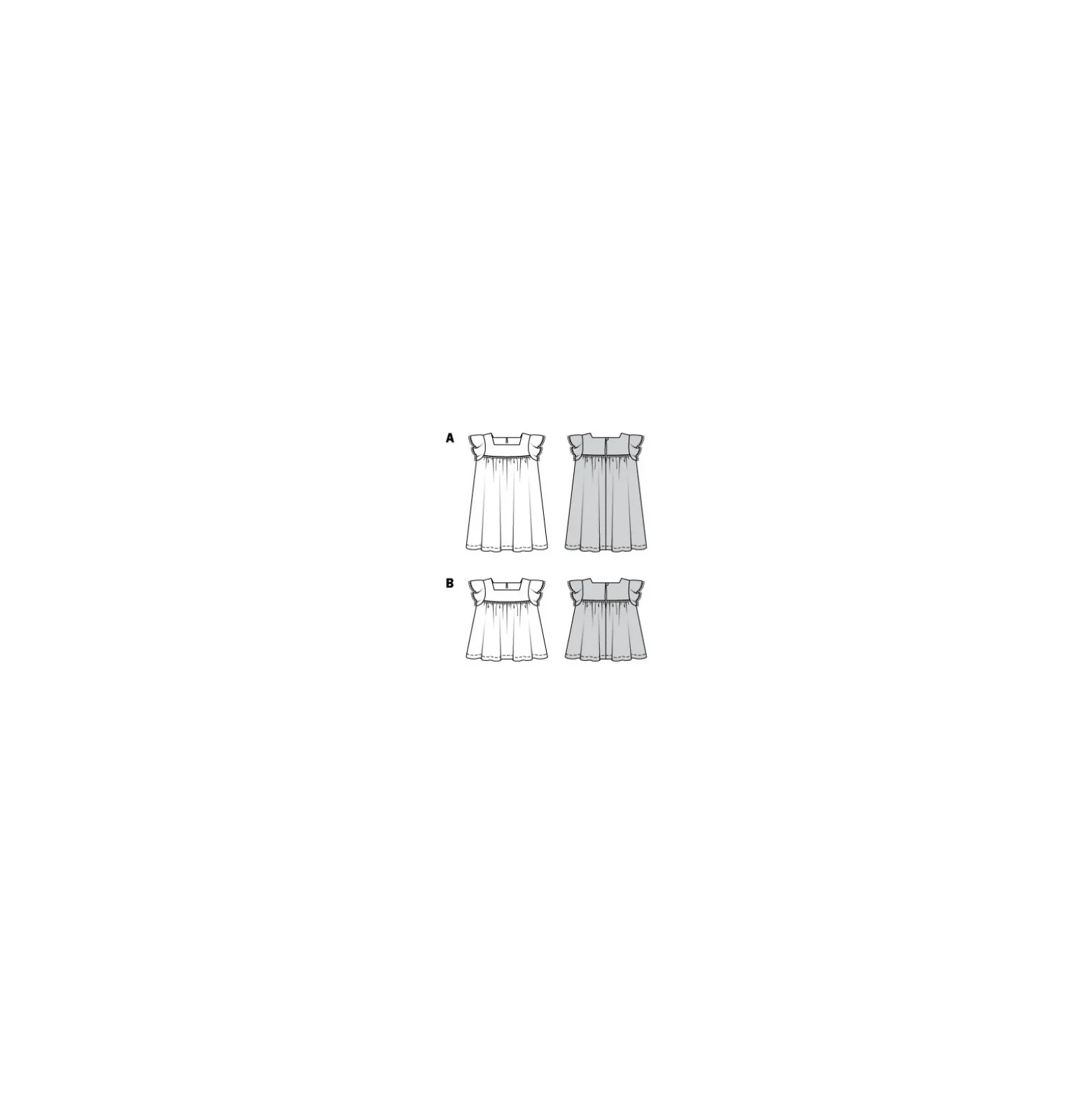 Patron robe et top enfant - Burda n°9281