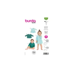 Patron robe et t-shirt bébé - Burda n°9277