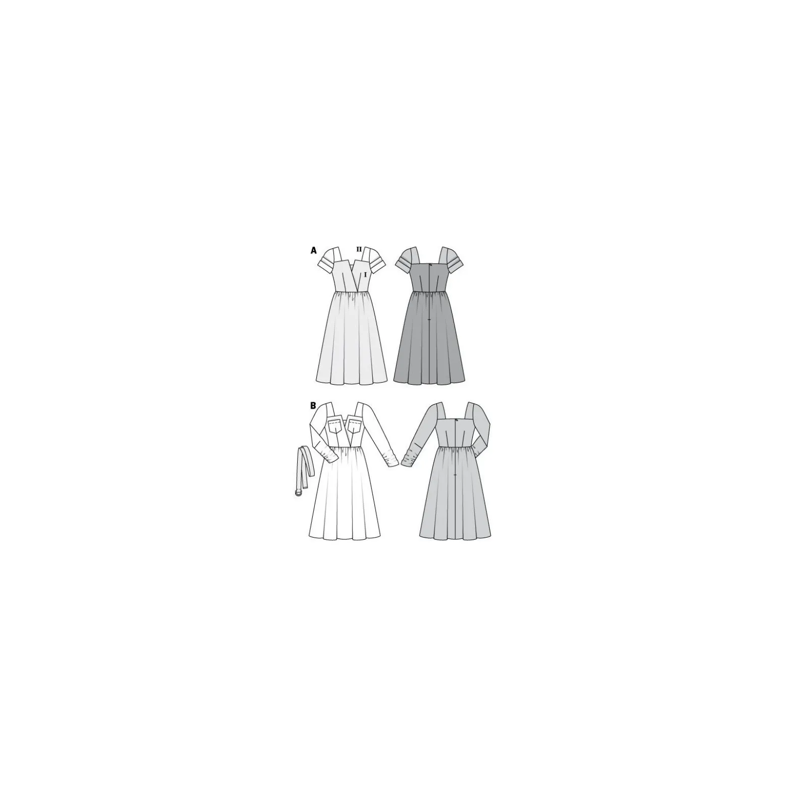 Patron robe femme - Burda n°6042
