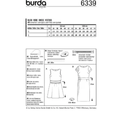 Patron Robe Femme Burda N°6339