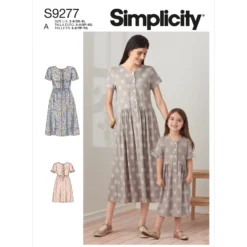 Patron robe Femme/Enfant - Simplicity n°S9277