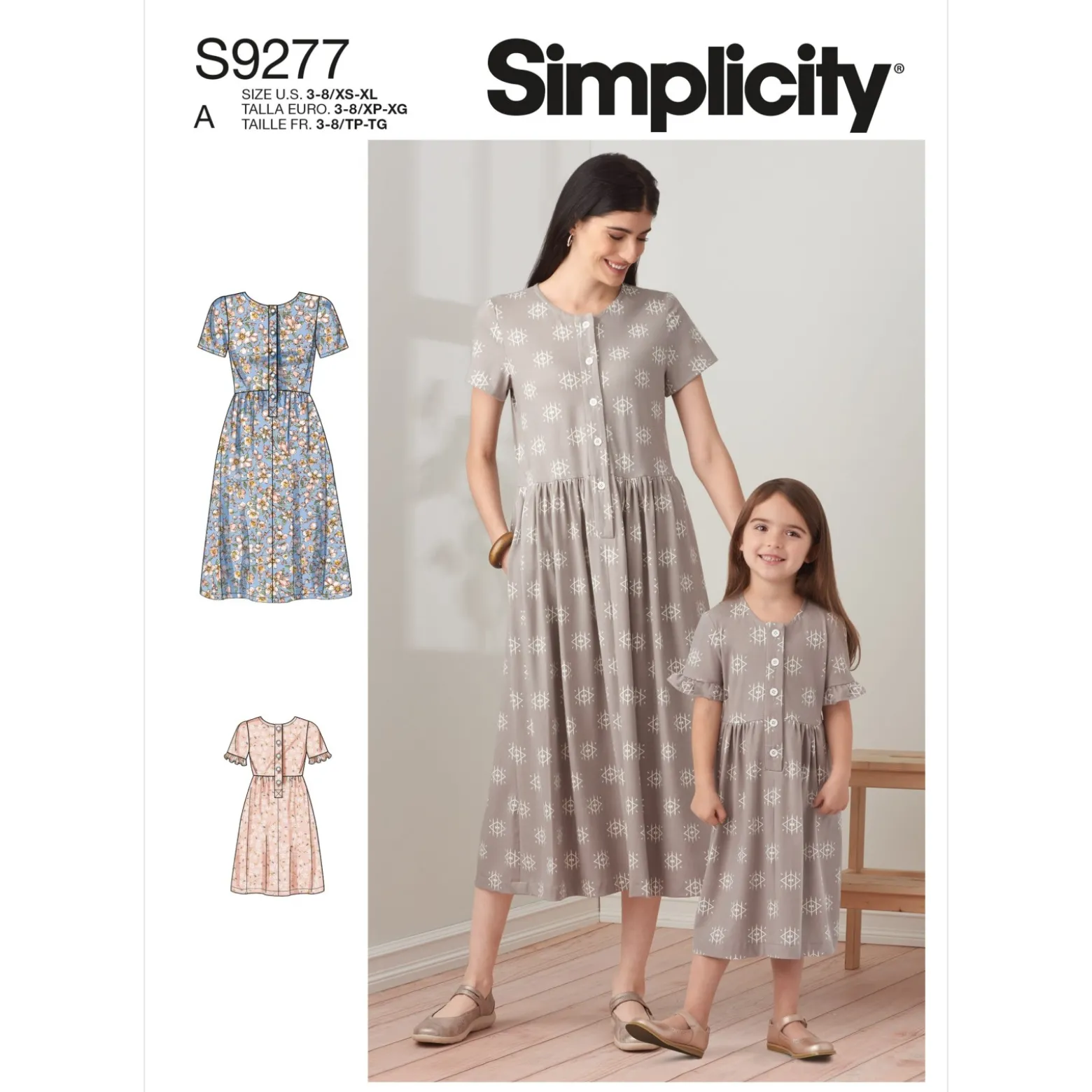 Patron robe Femme/Enfant - Simplicity n°S9277