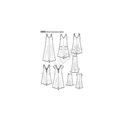 Patron Robe Fluide Femme - New Look 6889