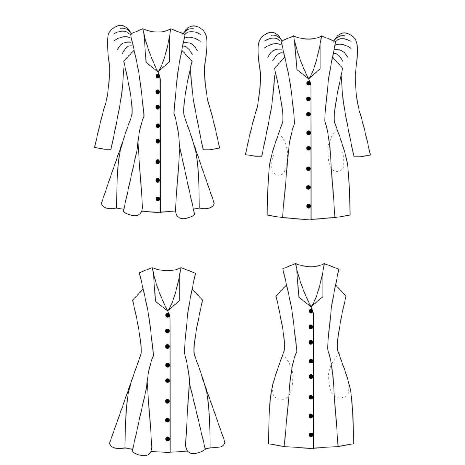 Patron Robe La petite Frambise - Jazzy