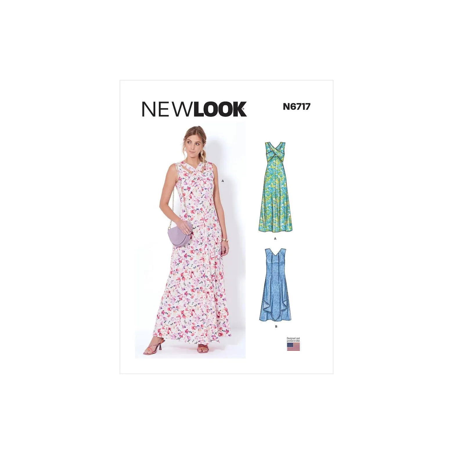 Patron Robe longue Femme - New Look 6717