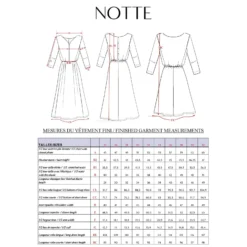Patron Robe Maison Fauve - Notte
