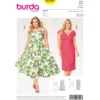 Patron Robe parement de taillepetites manches Burda N°6549