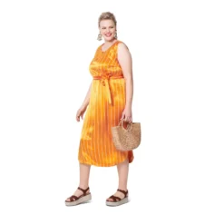 Patron robe à pinces Femme grande taille - Burda n°6106