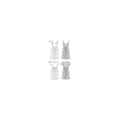Patron Robe Plissée Femme Burda N°6343