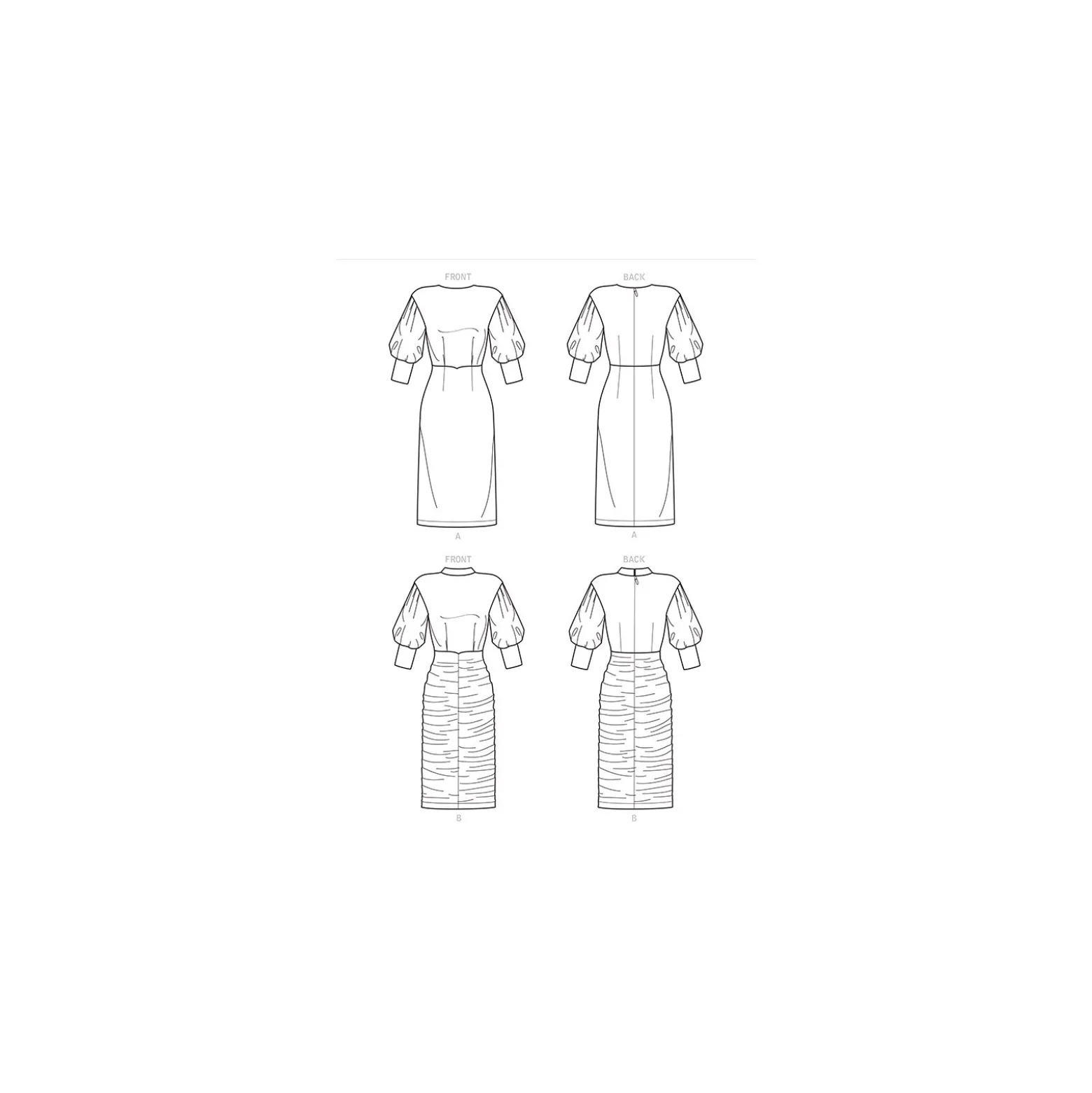 Patron Robe Plissée Femme - New Look 6681