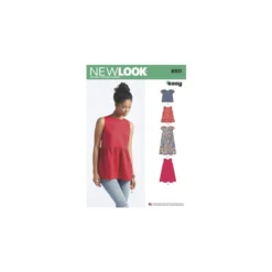 Patron Robe Plissée Femme - New Look 6511