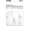 Patron Robe Portefeuille à Bretelles Femme Burda N°6344