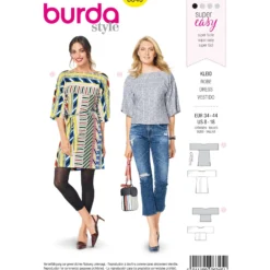 Patron Robe Top Femme Burda N°6345