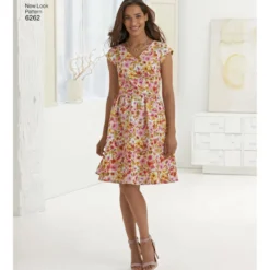 Patron Robe évasée Femme - New Look 6262