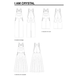 Patron Salopette robe I AM Patterns - I AM Crystal